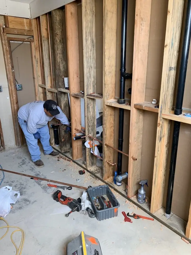 Commercial rough-in plumbing for Gas Line Repair in Nibley